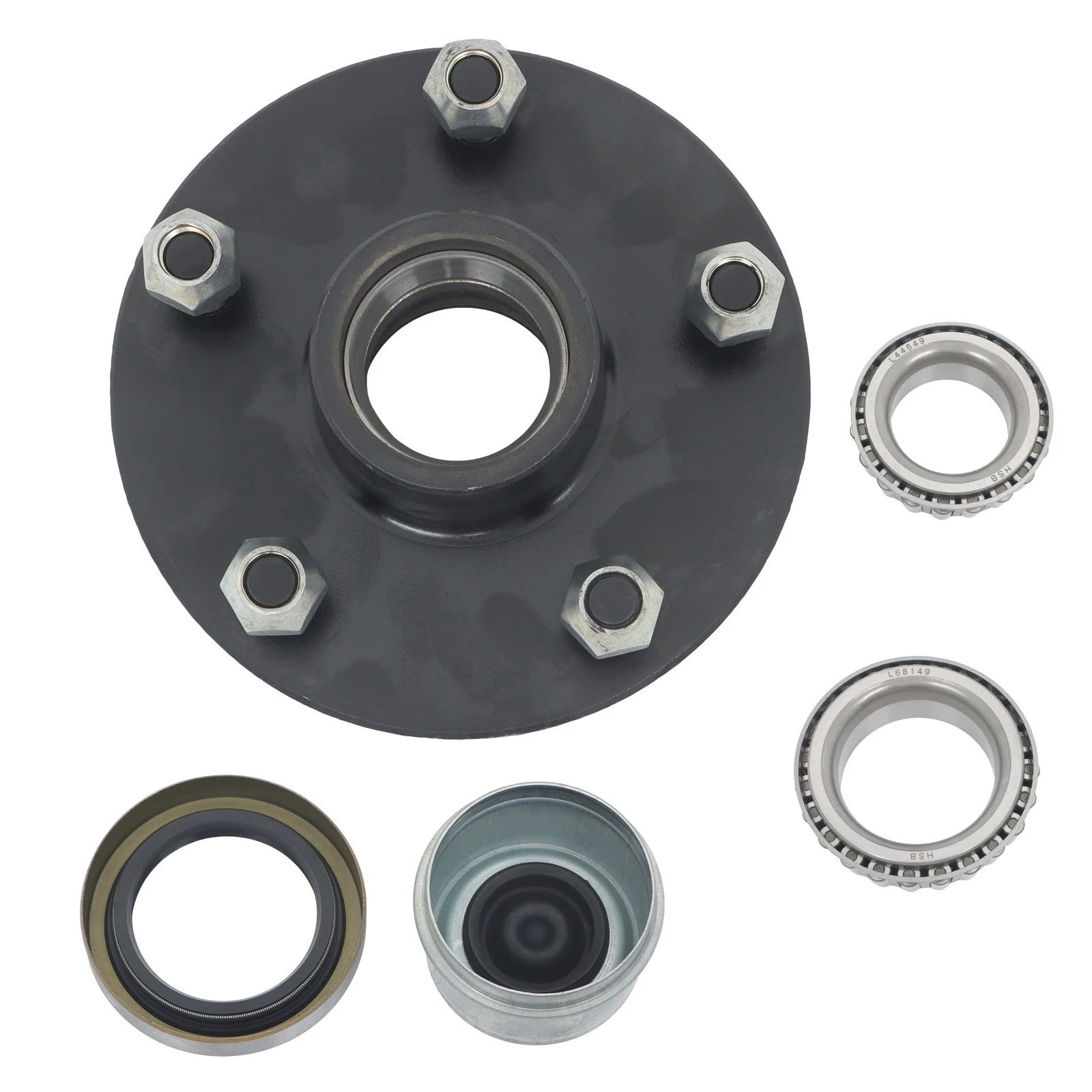5 Lug Idler Hub Kit for 3500 lbs Axle Trailer (5 on 5")