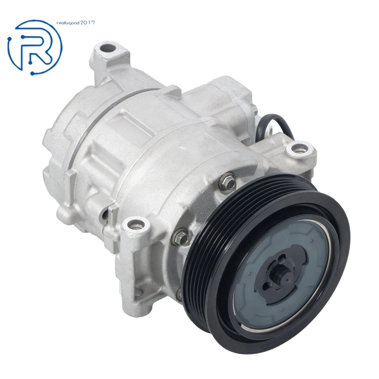 A/C Compressor with 6-Groove Pulley for Audi A6 A6 Quattro Q5 S4 S5 (2006–2011)