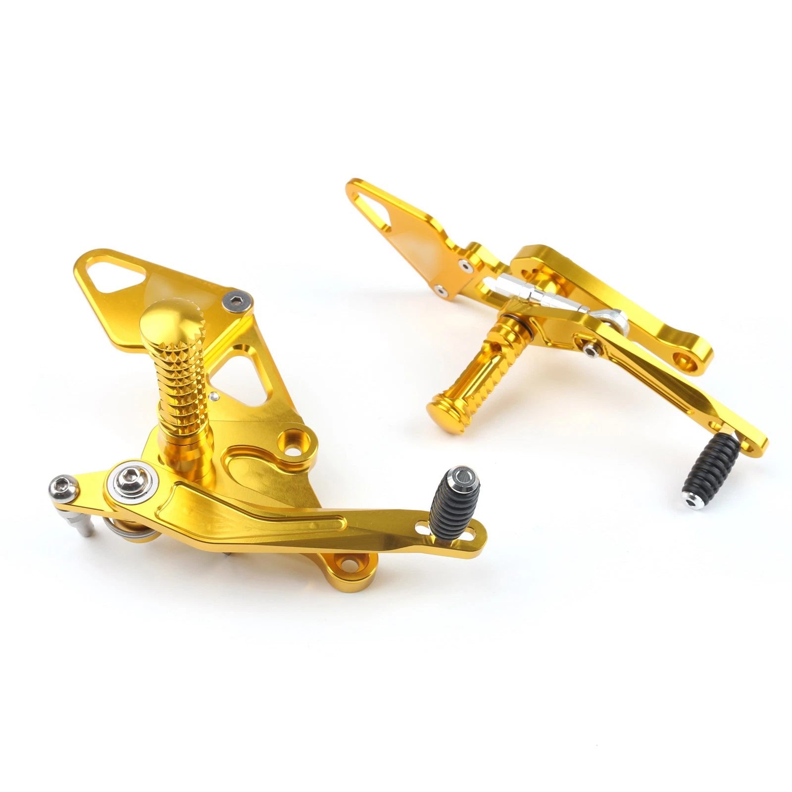 Adjustable Rearsets Foot Rest Pegs for Yamaha MT-07 FZ-07 (2013–2016) Gold #3