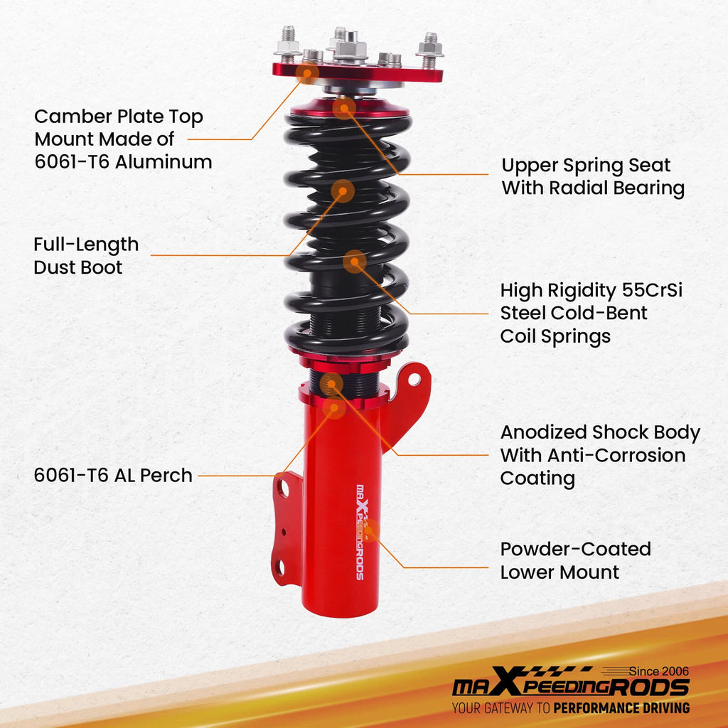 Height Adjustable Coilovers Suspension Kit for Mitsubishi Lancer (2008-2017)