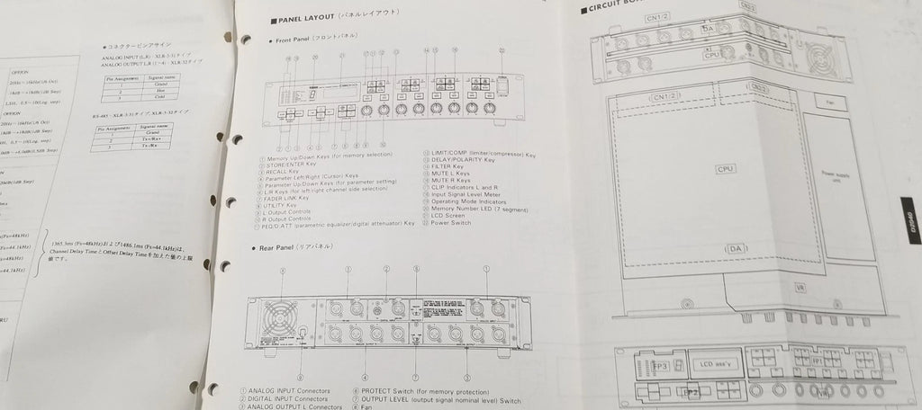 Yamaha D2040 Dual-Channel Digital Crossover System Controller (Service Manual)