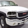 Smoked Clear Signal Headlights & Bumper Lamps for GMC Sierra (1999–2007)