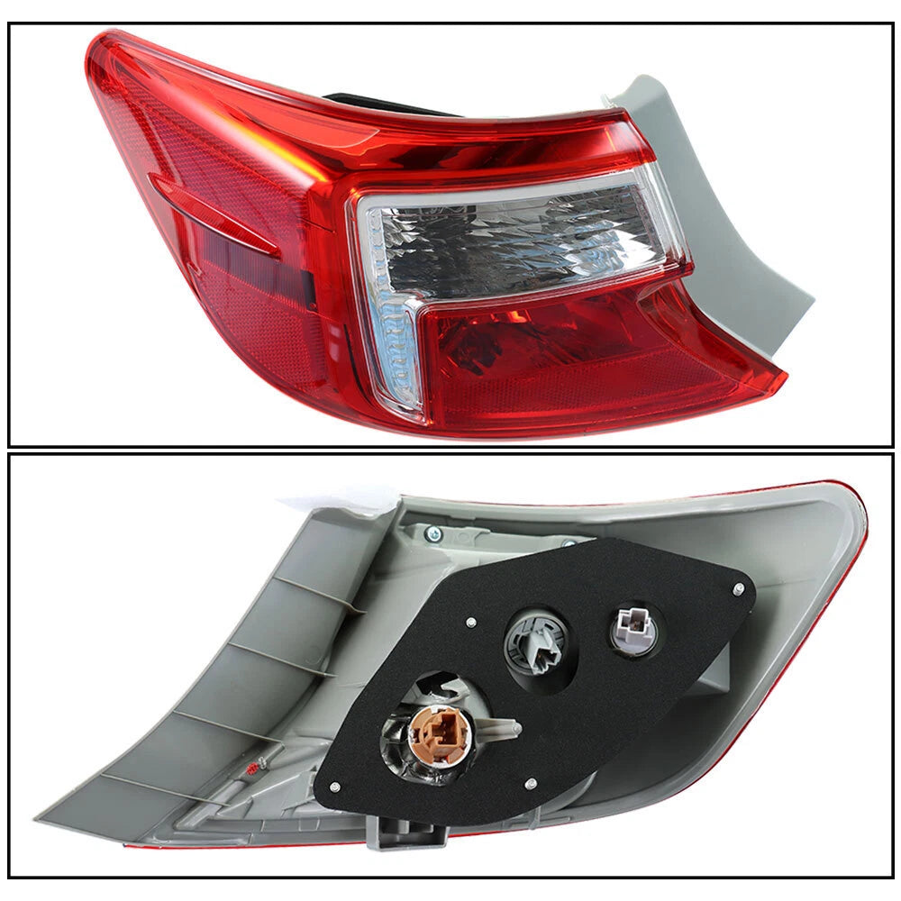 Left Driver Side Outer Brake Tail Light for Toyota Camry (2012–2014)