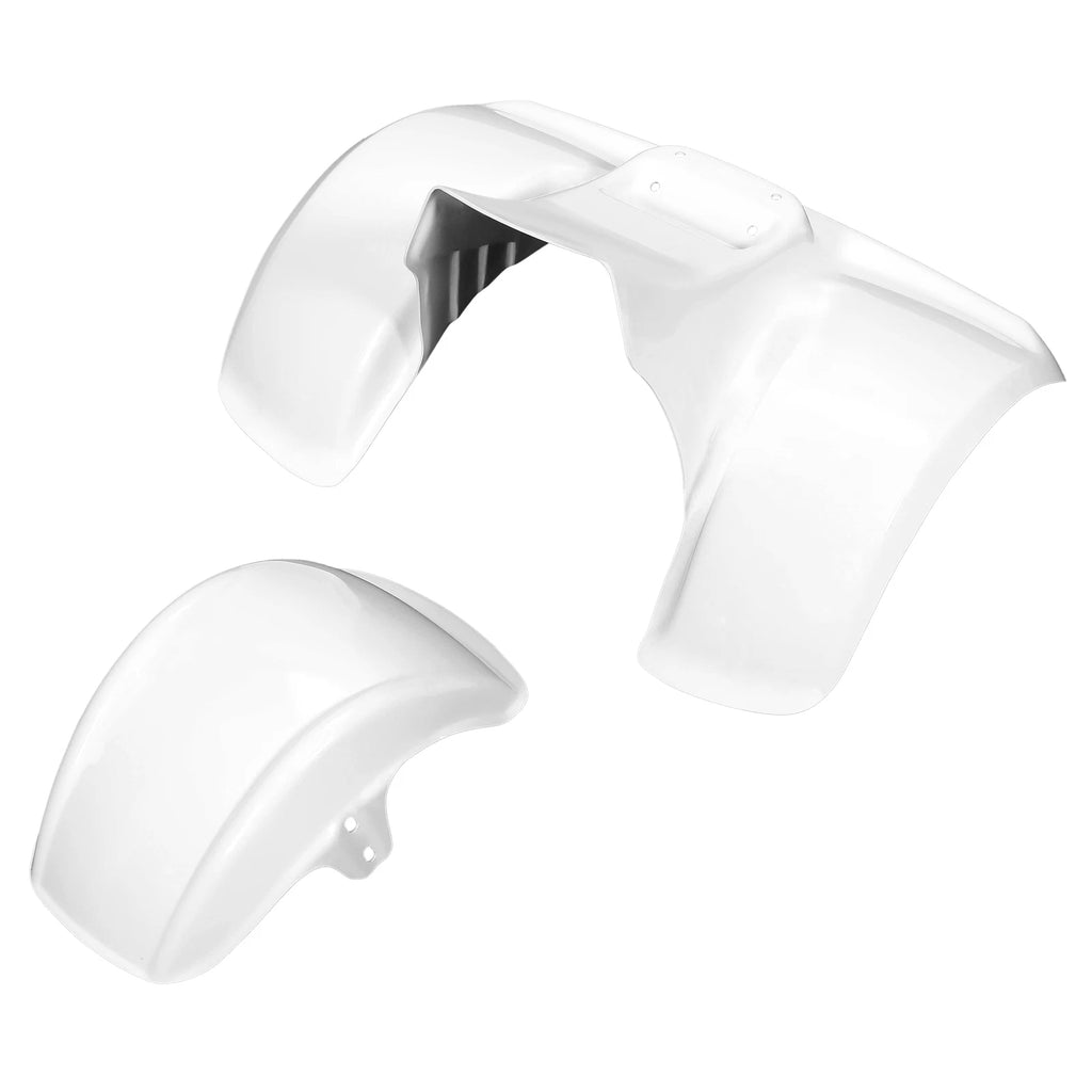 Set of 2 Front and Rear Fenders for Honda ATC70 (1978–1985) - ABS Painted White