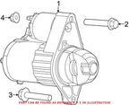 Starter Motor for Dodge Dart (OEM)