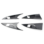 Carbon Fiber Inner Door Handle Bowl Cover Trim for Honda Civic (2016–2020)