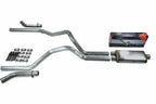 2.5" Dual Exhaust Kit for Chevy GMC 1500 (2019–2025) - Flow II, Stainless, Corner Exit