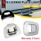 Chrome 12-LED License Plate Light for Chevy C/K 1500 2500 3500 (1988–1998)