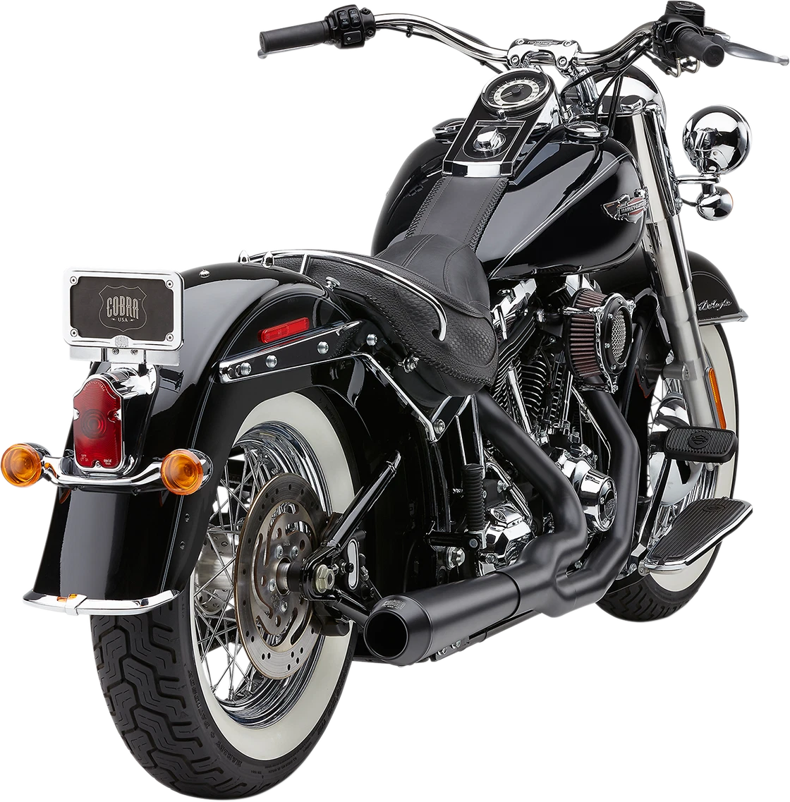 Cobra El Diablo Black Exhaust for Harley Softail (1986–2006)