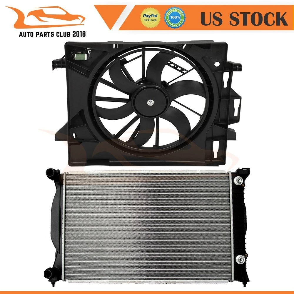 Radiator and Cooling Fan Assembly for Chrysler Town & Country (2008–2016)
