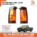 Front Side Turn Signal Light for Nissan Navara D21 86-92 Black Amber