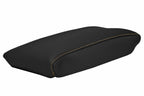 Leather Center Console Lid Armrest Cover for BMW X3 (2003–2010) Beige Stitch