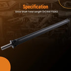 Driveshaft Propeller Shaft for GMC Yukon Chevrolet Tahoe (2010–2014) RWD