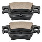 Rear Ceramic Brake Pads with Hardware for Volvo S60 S80 V70 XC70 (2000-2007)