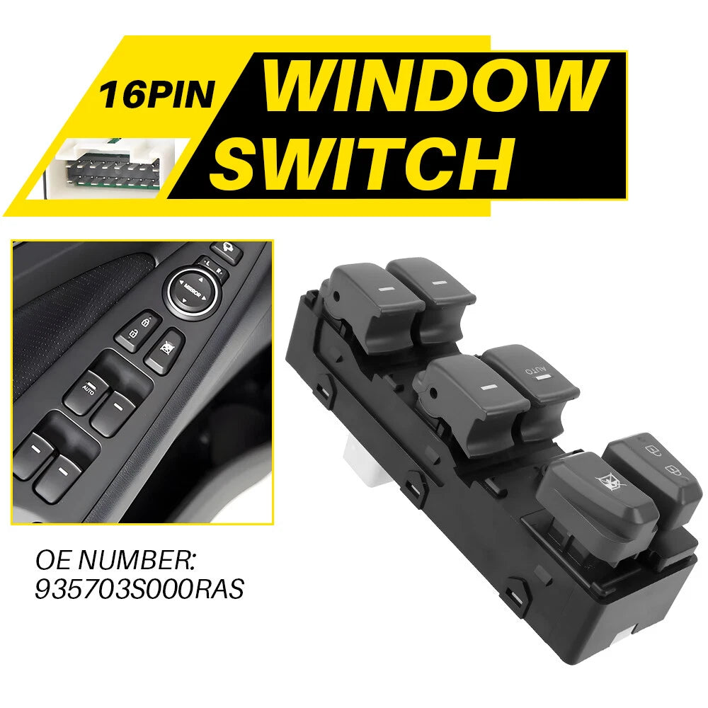 Master Window Control Switch for Hyundai Sonata (2011–2014)