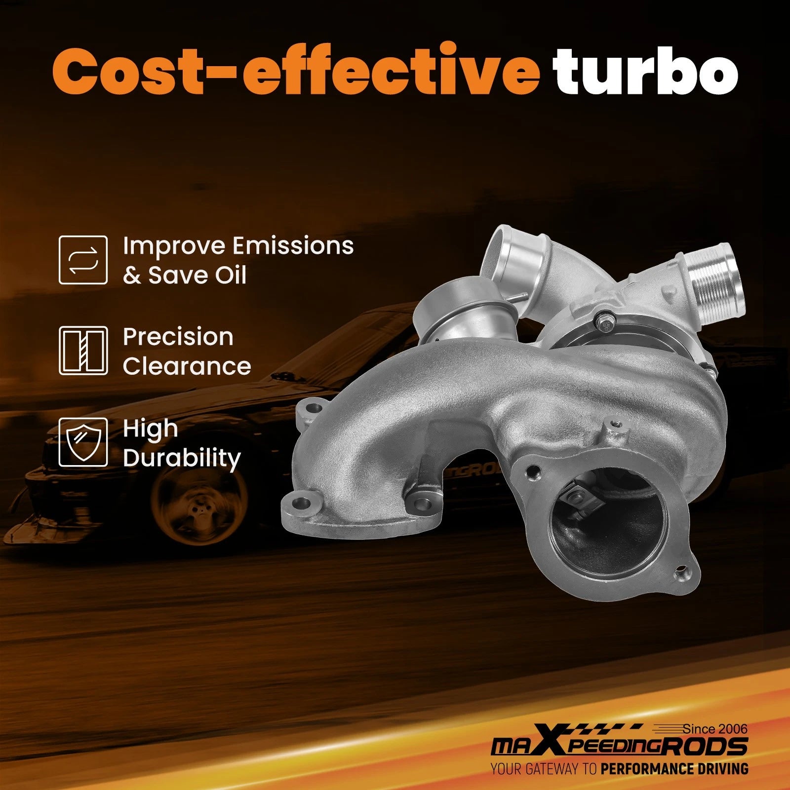 Turbocharger for Ford Escape Fusion Edge Lincoln MKC MKZ (2017–2020)