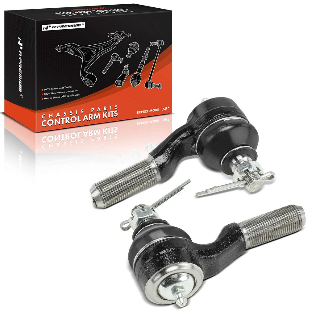 2X Front Outer Tie Rod End with Ball Joint for Nissan Frontier (1998–2004)
