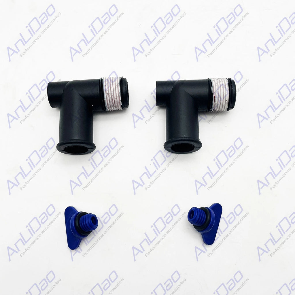 2Pcs Exhaust Manifold Drain Plug Elbow for MerCruiser (22-862210A01)