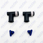 2Pcs Exhaust Manifold Drain Plug Elbow for MerCruiser (22-862210A01)