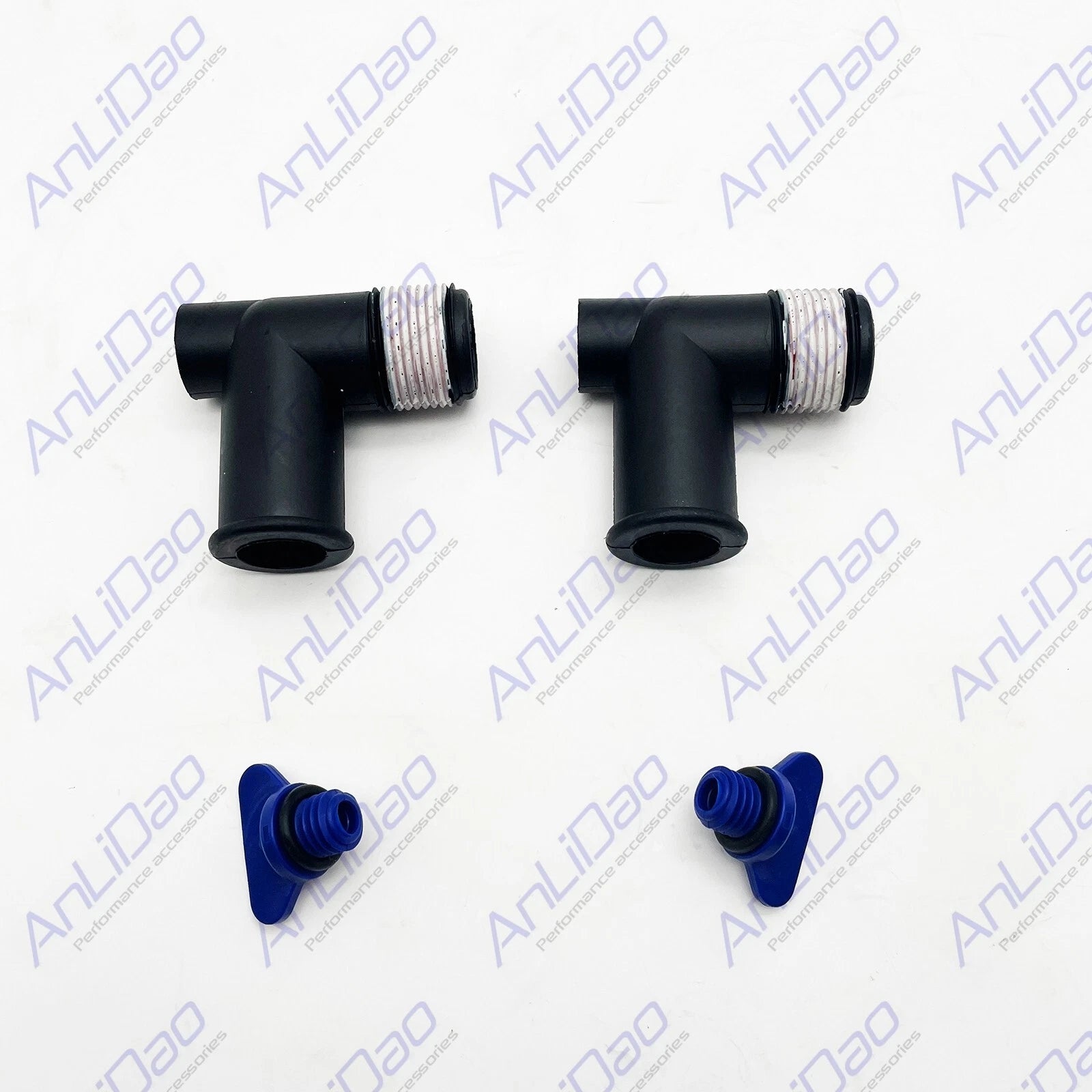 2Pcs Exhaust Manifold Drain Plug Elbow for MerCruiser (22-862210A01)
