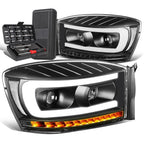 LED Sequential Projector Headlights for Dodge Ram (2006–2009)