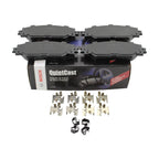 Set of 4 Bosch QuietCast Front Ceramic Brake Pads for HS250h Vibe xB xD Corolla Matrix RAV4 (2009–2015)