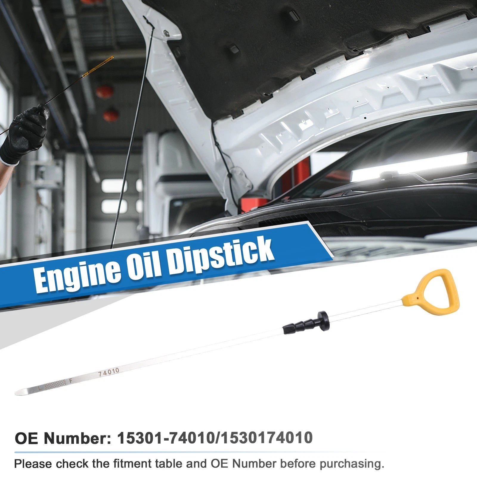 Engine Oil Level Indicator Dipstick for Toyota Celica (1986–1999) No. 15301-74010