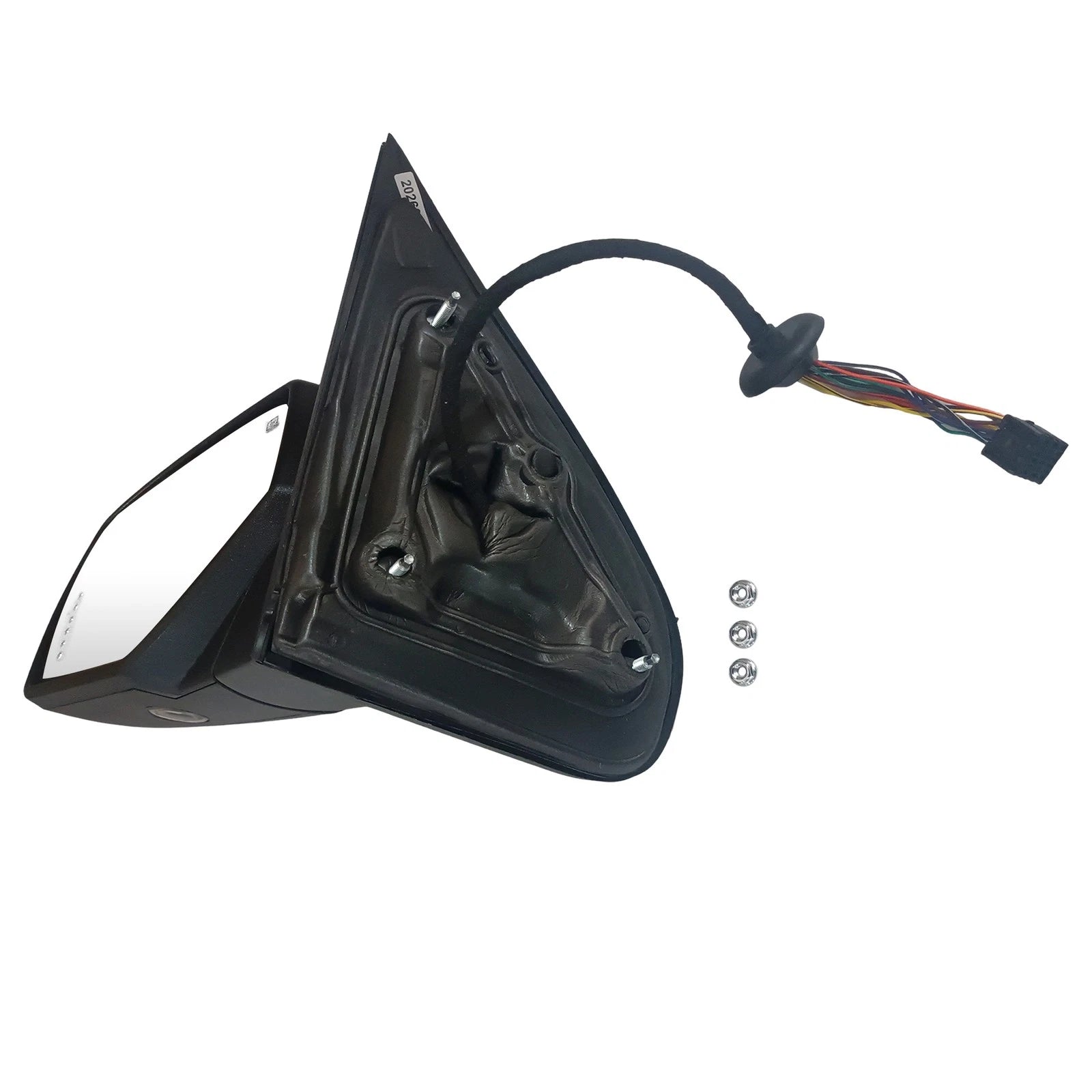 Left Power Folding Heated Memory Signal Puddle Chrome Mirror for Chevy GMC