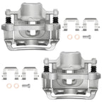 Front Brake Calipers with Brackets for 2010–2017 Chevy Equinox 2.4L (Left/Right)