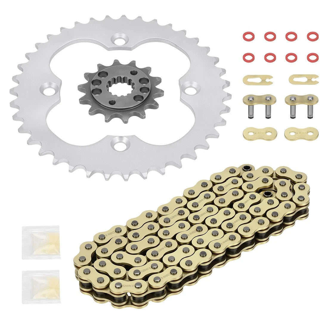 Drive Chain & Sprocket for Honda Sportrax 400 TRX400EX (2005–2007)