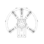 UFlex B310B Single Lever Side Mount Control for Boat