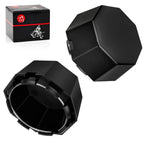 Set of 2 Black Center Wheel Hub Caps for Polaris Sportsman 570 SP (2015–2016)