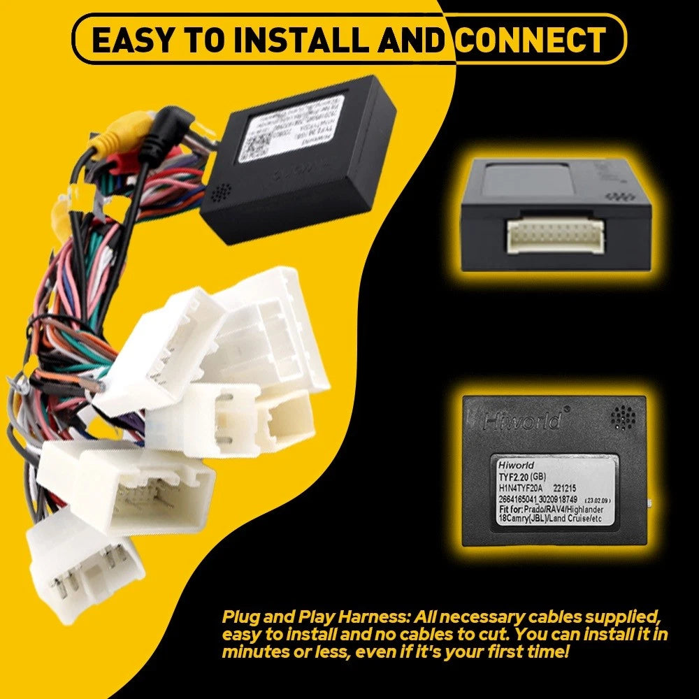 Stereo Radio Harness Connector Cable Adapter for Toyota JBL AMP (EXV)