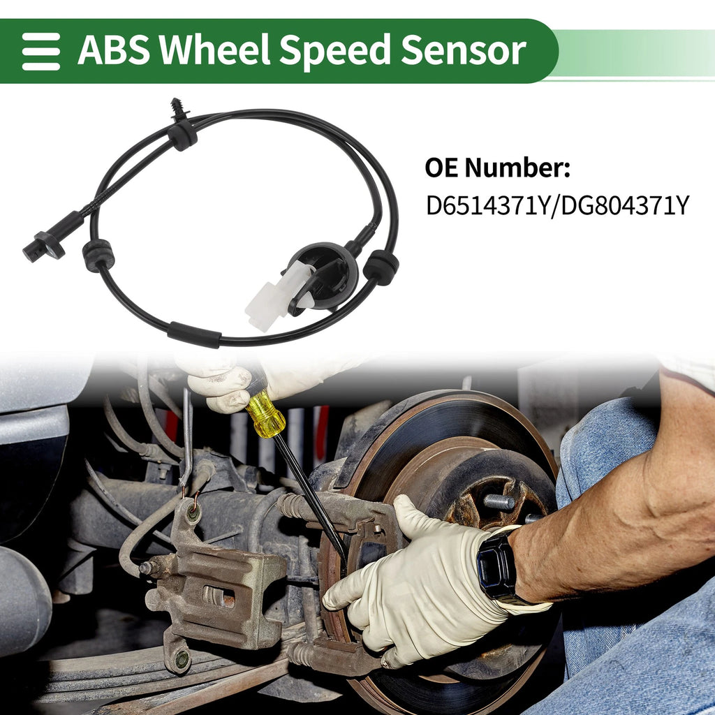 ABS Wheel Speed Sensor No.D6514371Y for Mazda 2 (2007–2014) Rear Left/Right