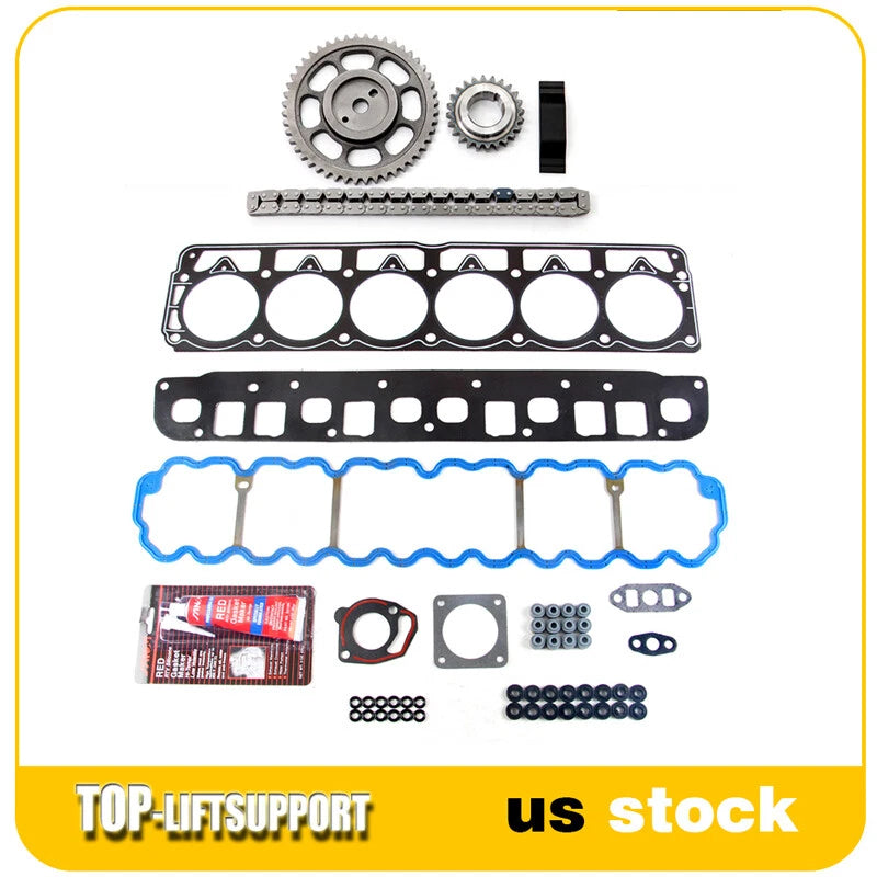 Timing Chain Kit with Cover Gasket for Jeep Cherokee, Wrangler (1996–1998)