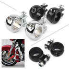 1-1/4" Engine Crash Bar Foot Peg Mount Bracket for Harley Universal