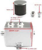 2L Oil Catch Can Tank 2 Port AN10 with Breather Filter and Drain Tap