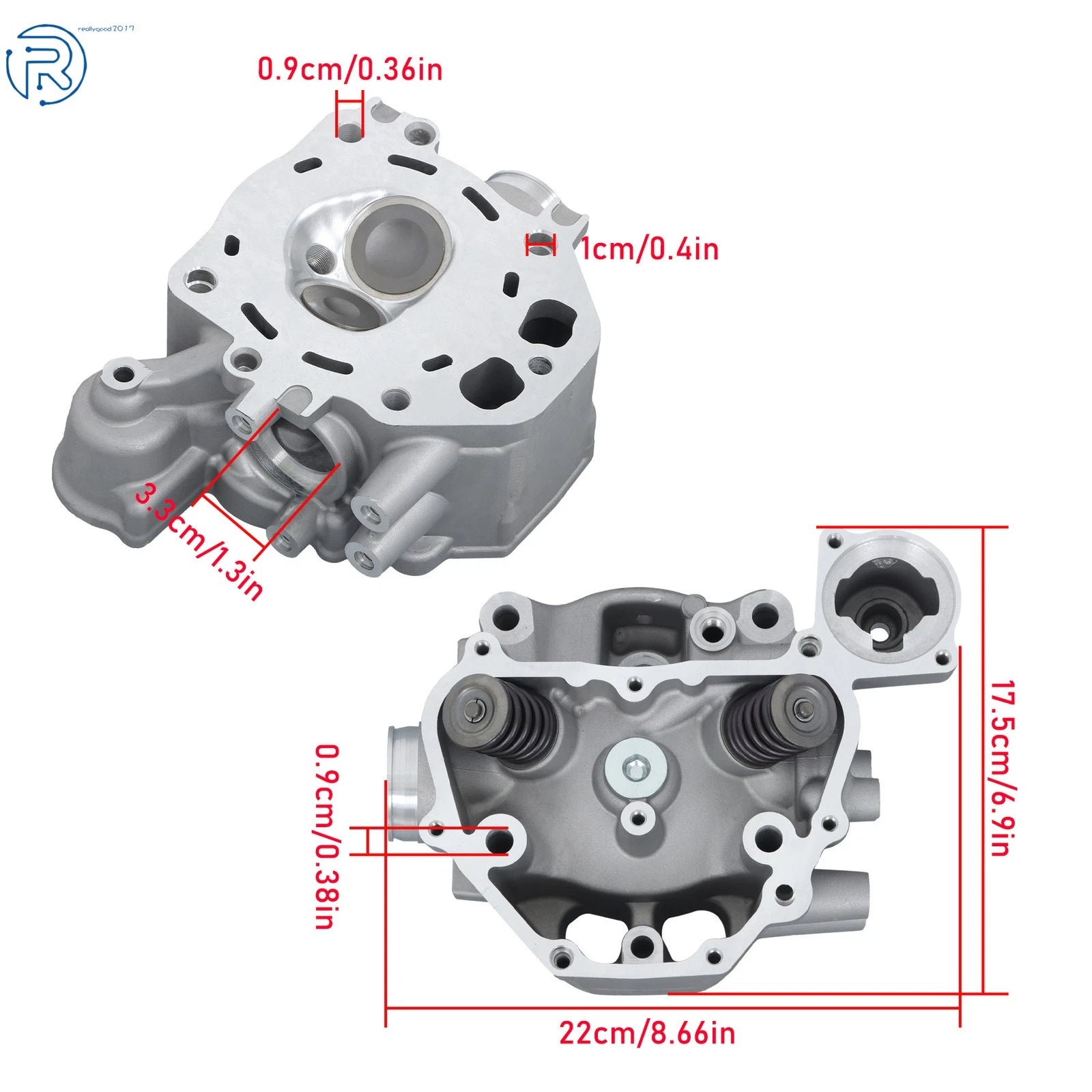 Cylinder Head and Sleeve for Honda TRX500 (2009-2024)