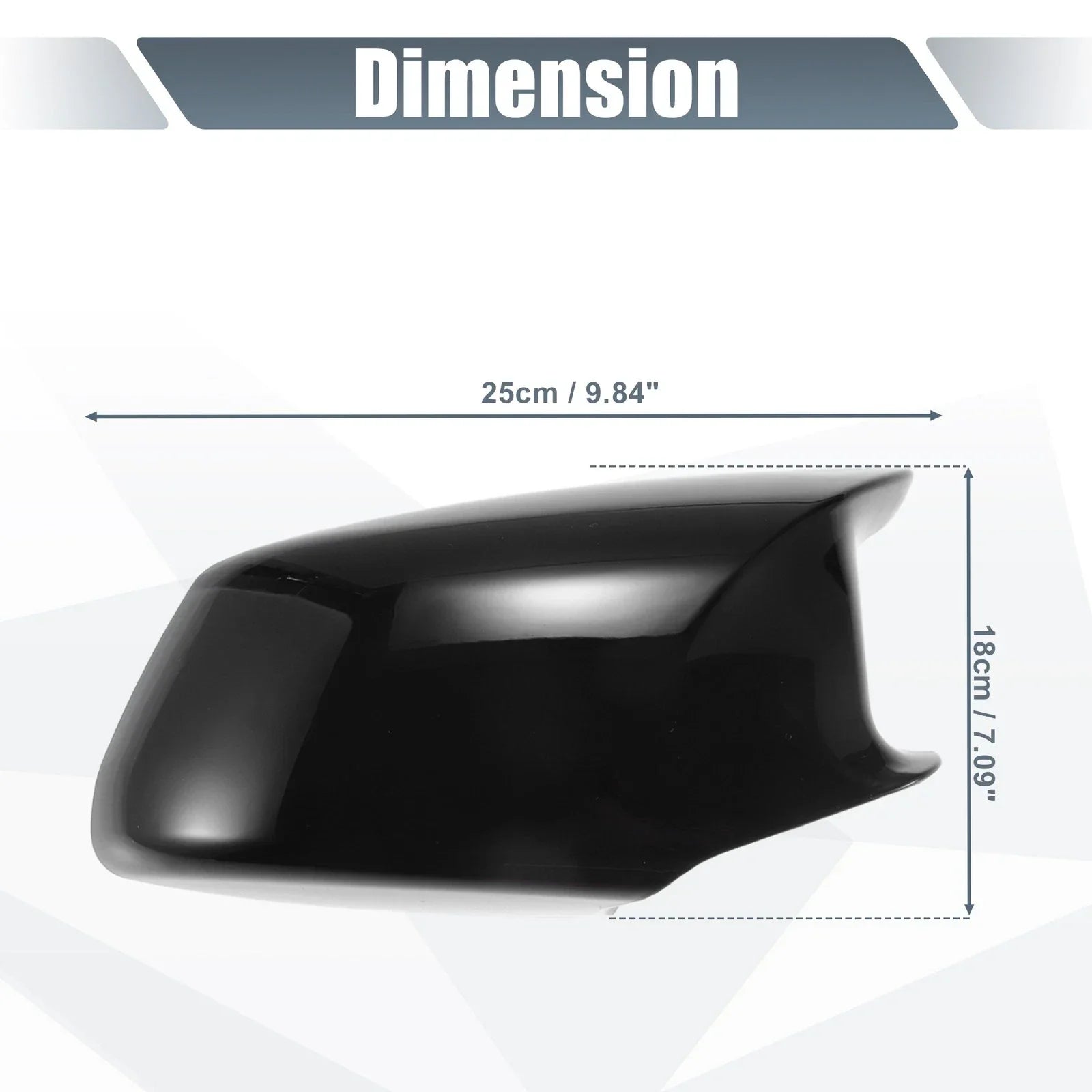 Rearview Mirror Cover Cap Gloss Black for BMW F10 F11 F18 528i 530i 535i 550i