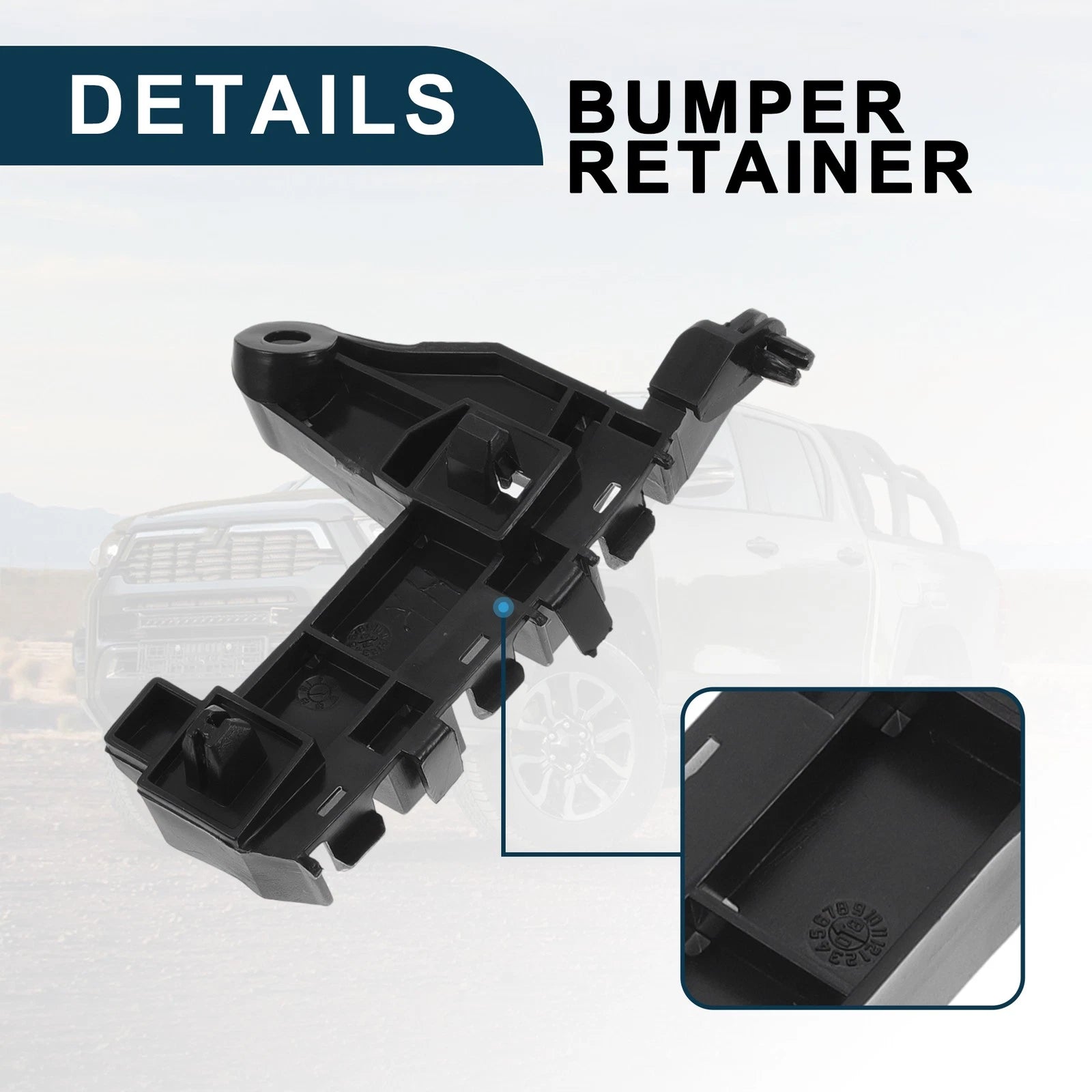 1pc Left Front Bumper Retainer Bracket No. 71198TG0T01 for Honda Jazz (2008–2014)