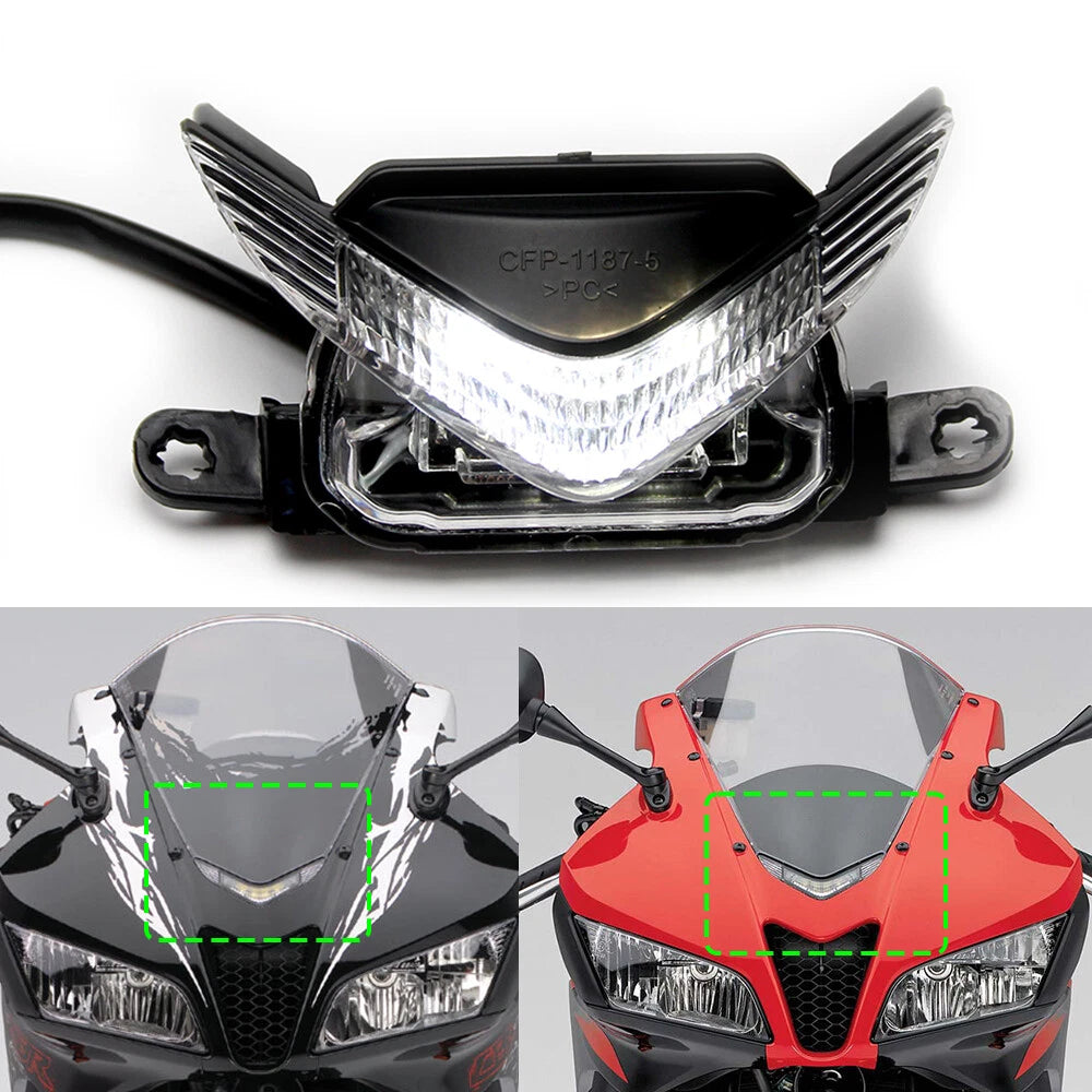 Set of 2 Front Upper Headlight Bulbs for Honda CBR 600 RR (2007–2012)