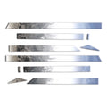 Diamond Grade 10pc 2 1/4" Side Molding for 2014-18 GMC Sierra Double Cab 8' Bed