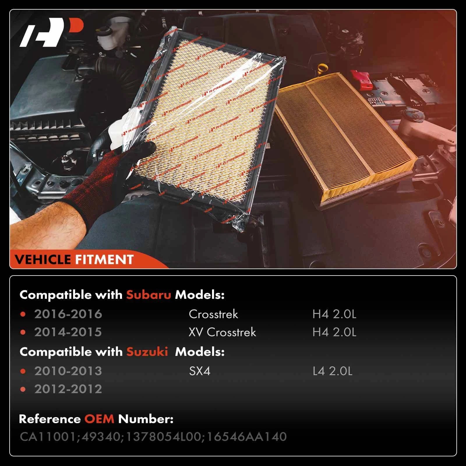 Engine Air Filter for Subaru XV Crosstrek (2014-2015)