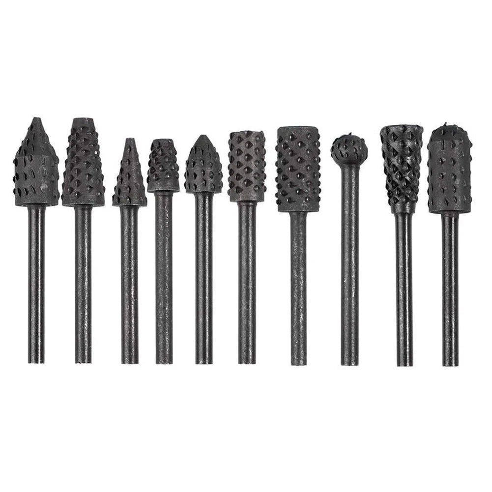 Rotary File 3mm Shank 1/8" 45# Carbon Steel for