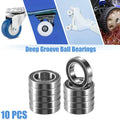 10 Pcs 6804-2RS Deep Groove Ball Bearings 20x32x7mm Rubber Shield