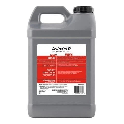 2X Factory Racing Oil 214803 Twin Pack ISO 46 Hydraulic Fluid 5 Gallons