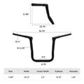 12" Rise Ape Hanger Handlebar for Harley CVO Road Glide ST (2024-2025)