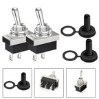 2X SPST On/Off Switch KN3 (D) 101 for Automotive (Waterproof Cap)