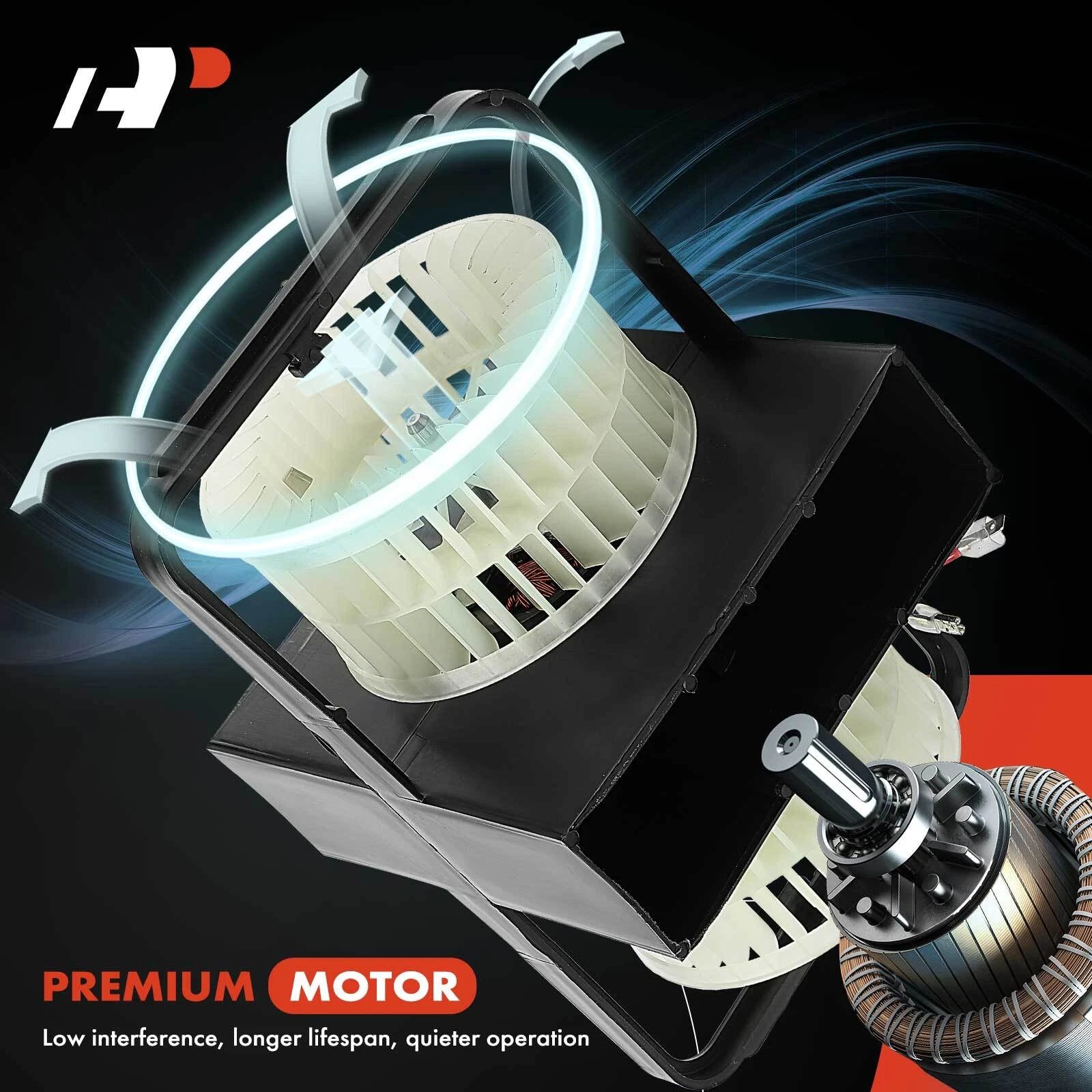 HVAC Blower Motor with Wheel Assembly for Mercedes-Benz E320 E420 E500 (1995-2002)