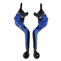 Blue Extendable Brake Clutch Levers for Suzuki GSXR750 GSXR600 Katana V-Strom (2000–2023)